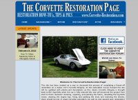 The Corvette Restoration Page
